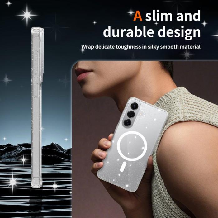 OEM - Mobilskal för Samsung Galaxy S26 Plus Magnetiskt TPU PC - Transparent