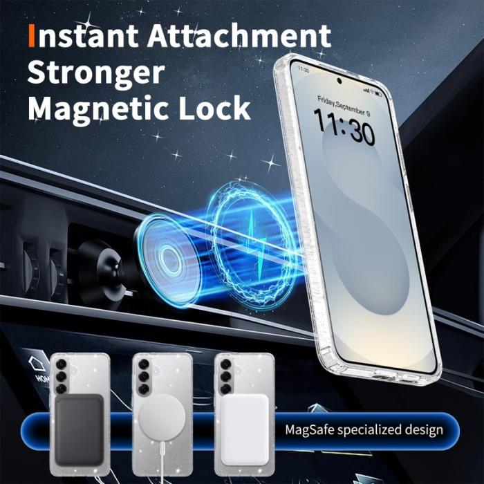 OEM - Mobilskal för Samsung Galaxy S26 Plus Magnetiskt TPU PC - Transparent