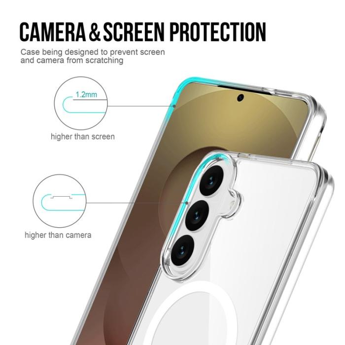 OEM - Mobilskal för Samsung Galaxy S26 Plus Magnetiskt TPU + PC - Transparent