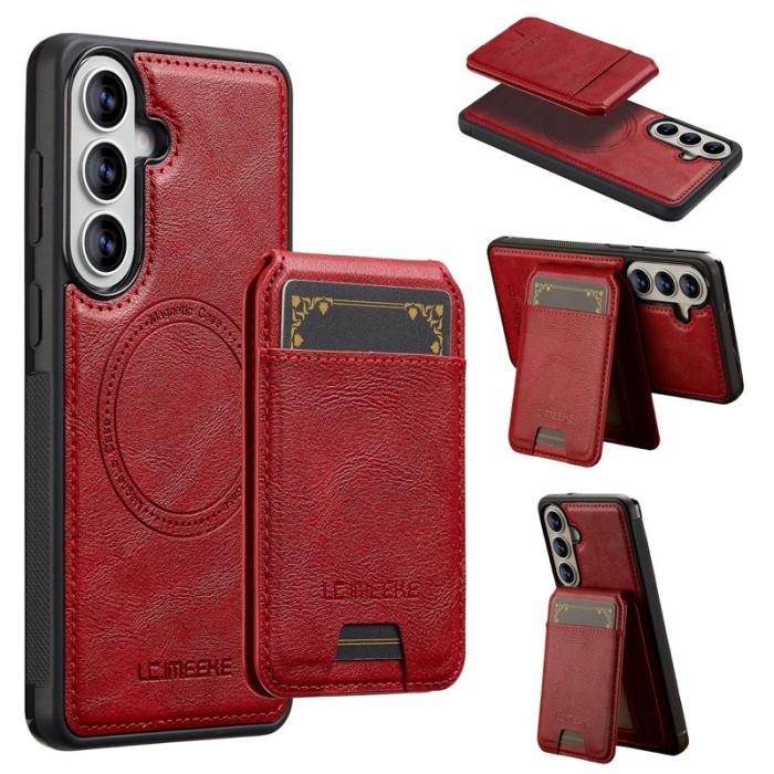 LC.imeeke - LC.IMEEKE Mobilskal för Samsung Galaxy S26 Plus Magnetiskt TPU - Röd