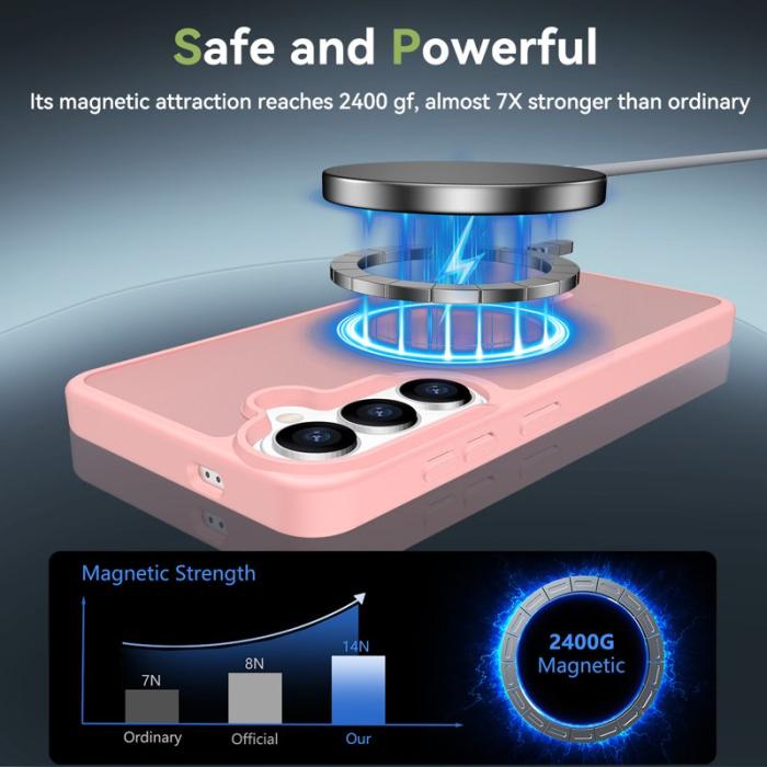 OEM - Mobilskal för Samsung Galaxy S26 Plus Magnetiskt TPU - Rosa