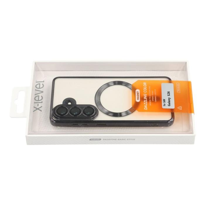 X-Level - X-Level Mobilskal för Samsung Galaxy S26 Plus Magnetiskt TPU - Svart