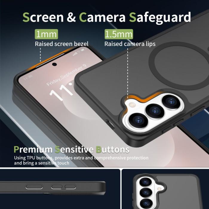 OEM - Mobilskal för Samsung Galaxy S26 Plus Magnetiskt TPU - Svart