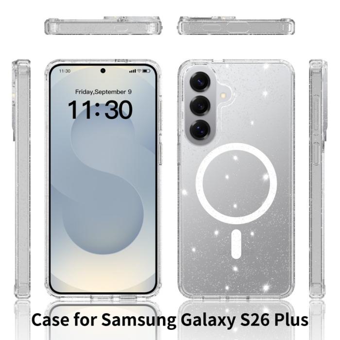 OEM - Mobilskal för Samsung Galaxy S26 Plus Magnetiskt TPU - Transparent