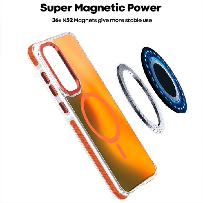 OEM - Mobilskal för Samsung Galaxy S26 Plus Magnetiskt TPU - Vit