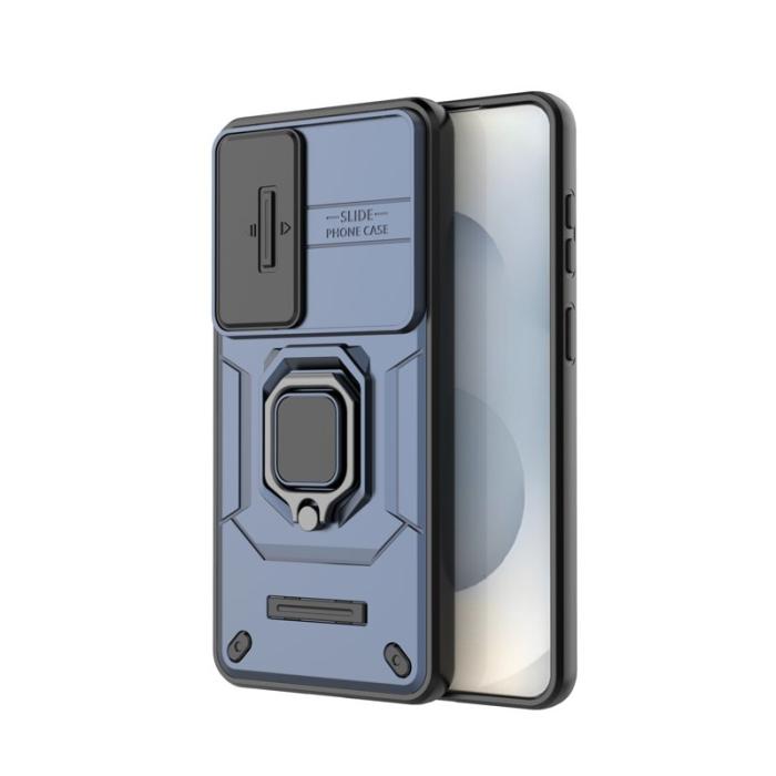 OEM - Mobilskal för Samsung Galaxy S26 Plus PC + TPU Kickstand - Blå