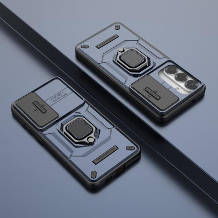 OEM - Mobilskal för Samsung Galaxy S26 Plus PC + TPU Kickstand - Blå