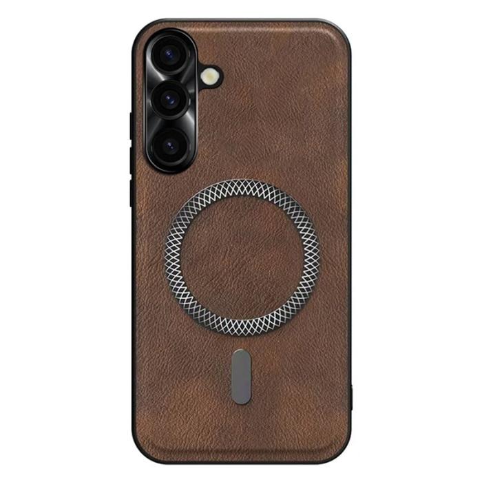 OEM - Mobilskal för Samsung Galaxy S26 Plus PU + TPU - Brun