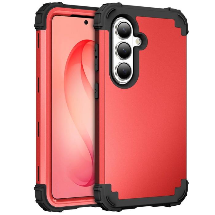 OEM - Mobilskal för Samsung Galaxy S26 Plus Stötbeständig PC + TPU - Röd