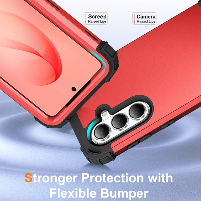 OEM - Mobilskal för Samsung Galaxy S26 Plus Stötbeständig PC + TPU - Röd