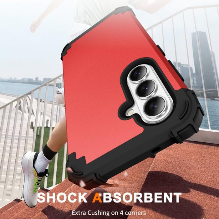 OEM - Mobilskal för Samsung Galaxy S26 Plus Stötbeständig PC + TPU - Röd