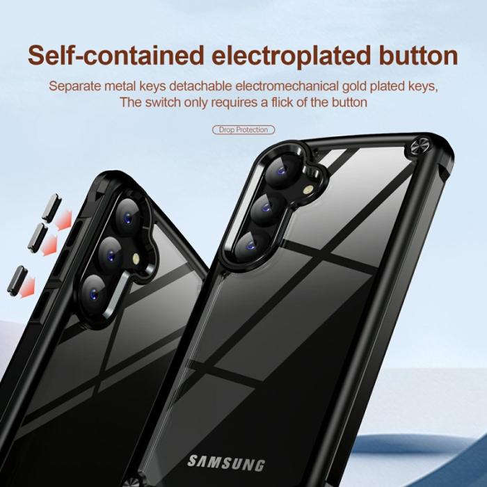 OEM - Mobilskal för Samsung Galaxy S26 Plus Stöttålig PC + TPU - Svart