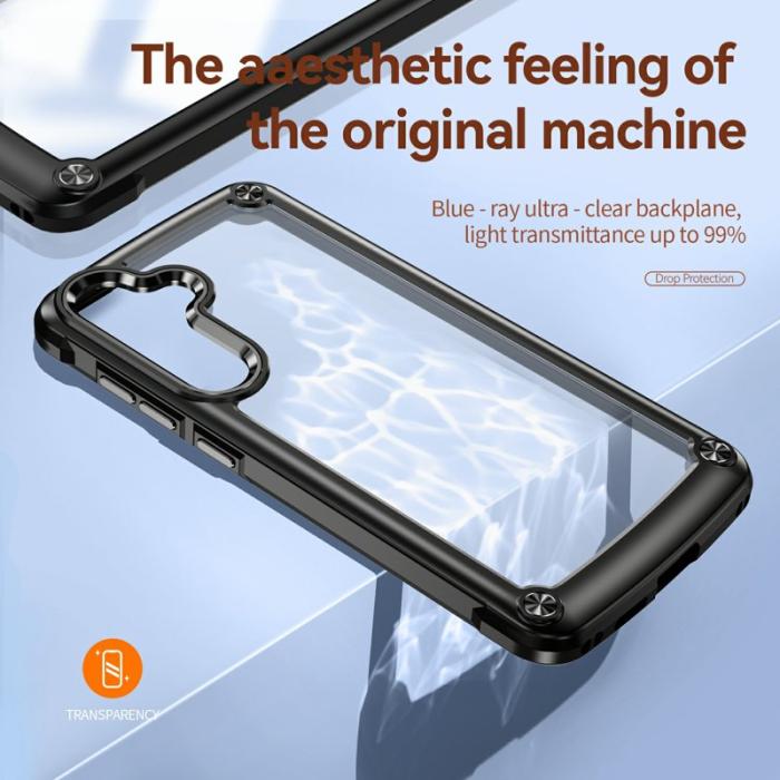 OEM - Mobilskal för Samsung Galaxy S26 Plus Stöttålig PC + TPU - Svart