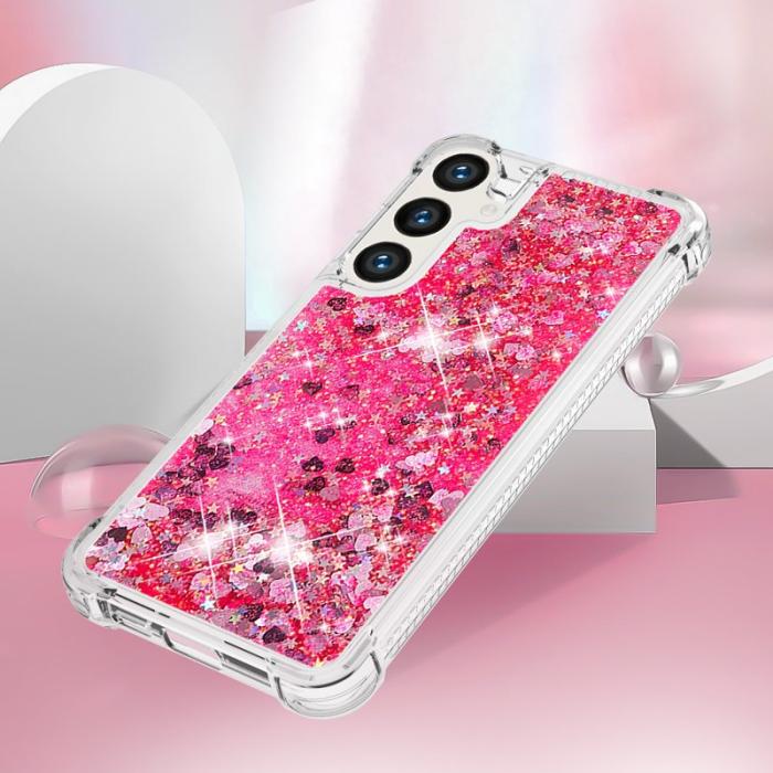 OEM - Mobilskal för Samsung Galaxy S26 Plus TPU Glitter Shockproof - Rosa