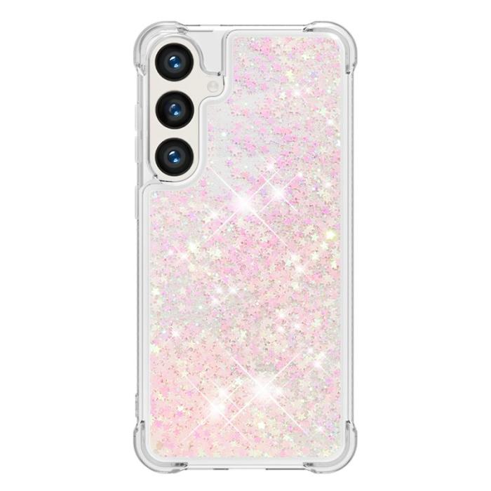 OEM - Mobilskal för Samsung Galaxy S26 Plus TPU Glitter Shockproof - Rosa