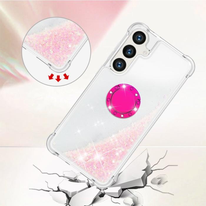 OEM - Mobilskal för Samsung Galaxy S26 Plus TPU Kickstand - Rosa