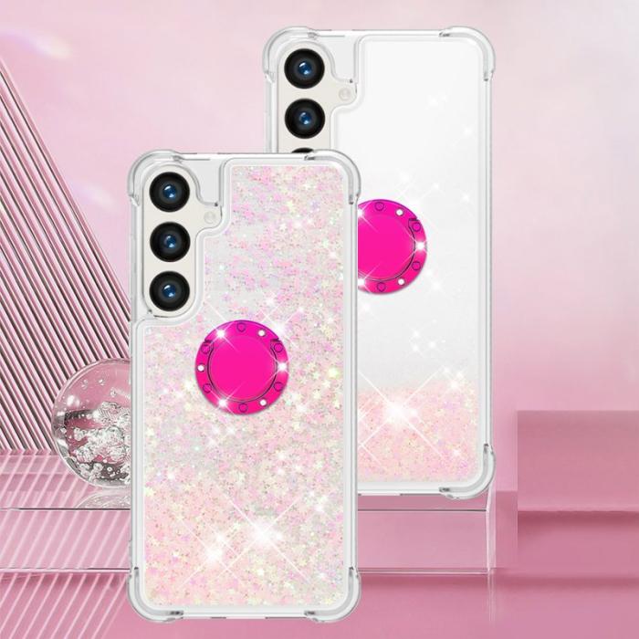 OEM - Mobilskal för Samsung Galaxy S26 Plus TPU Kickstand - Rosa