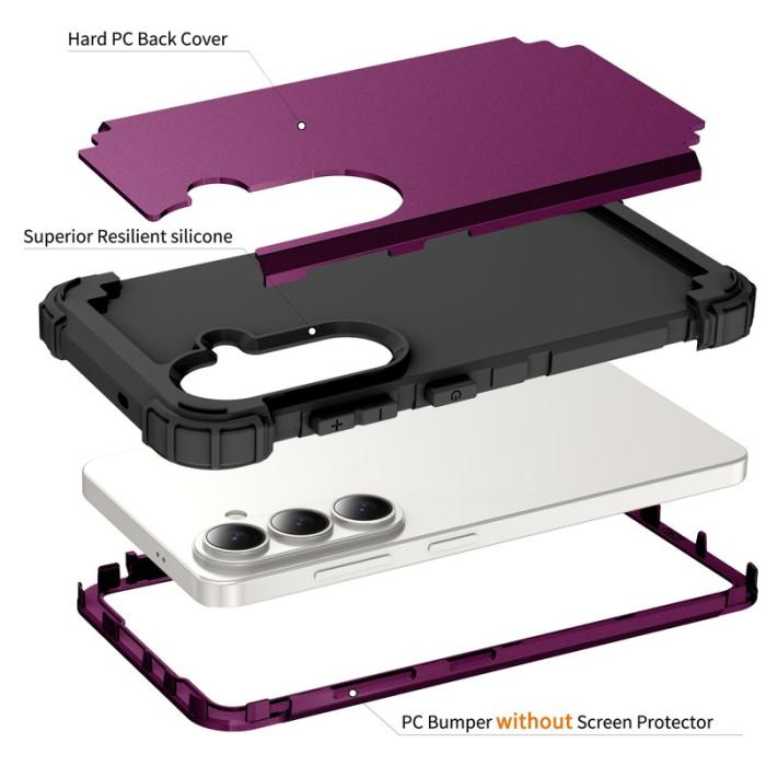 OEM - Mobilskal för Samsung Galaxy S26 Stöttålig PC + TPU - Lila