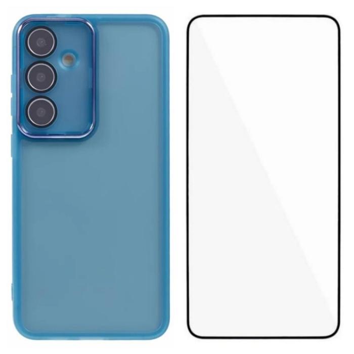 WANLONFENG - WANLONFENG Mobilskal för Samsung Galaxy S26 TPU - Blå