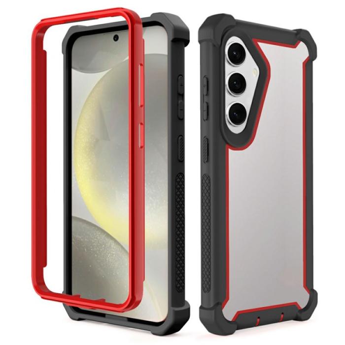 OEM - Mobilskal för Samsung Galaxy S26 Transparent 2 i 1 Shockproof TPU + PC - Svart