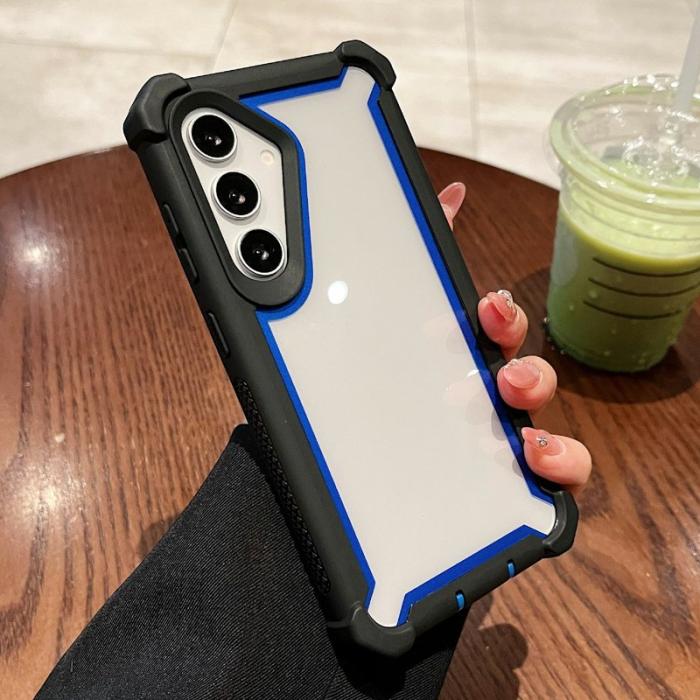 OEM - Mobilskal för Samsung Galaxy S26 Transparent 2 i 1 Shockproof TPU + PC - Svart