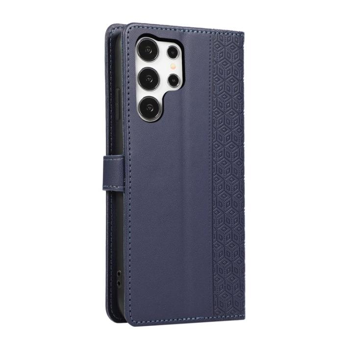 OEM - Mobilskal för Samsung Galaxy S26 Ultra Konstläder - Blå