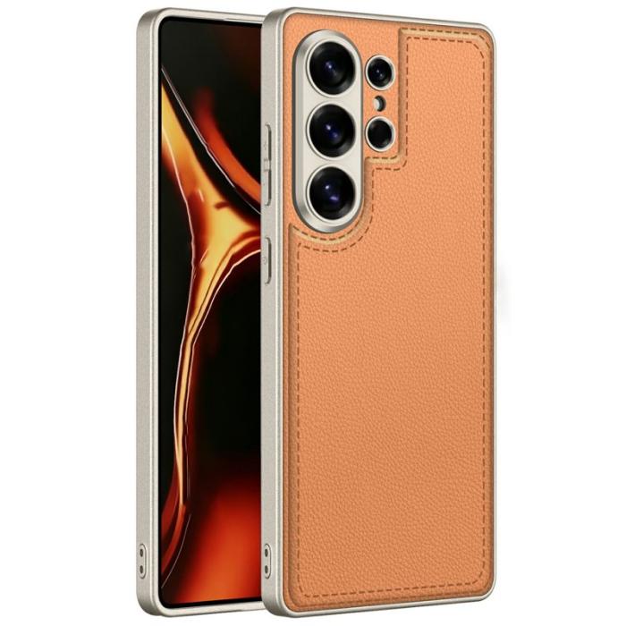 GKK - GKK Mobilskal för Samsung Galaxy S26 Ultra Konstläder - Orange