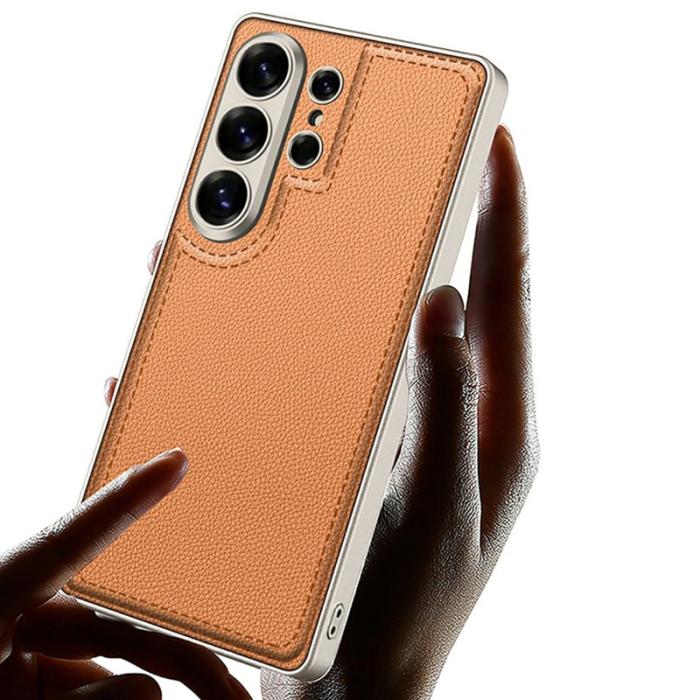 GKK - GKK Mobilskal för Samsung Galaxy S26 Ultra Konstläder - Orange