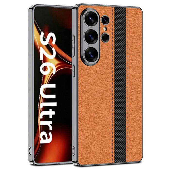 GKK - GKK Mobilskal för Samsung Galaxy S26 Ultra Konstläder - Orange