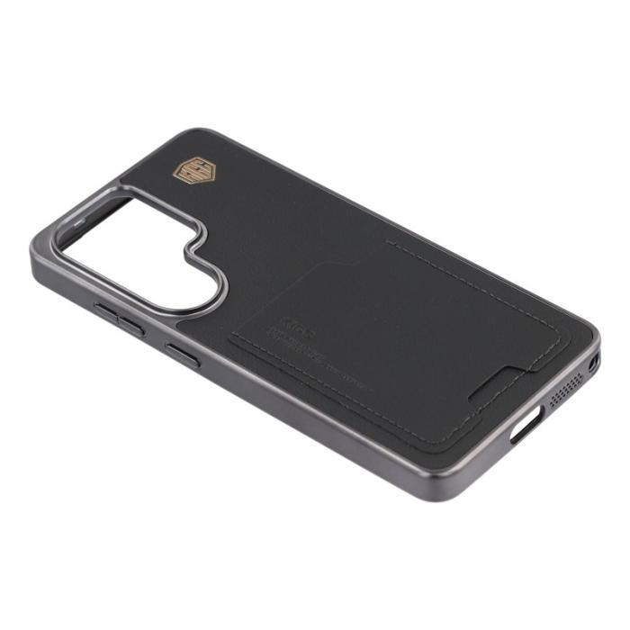 KIGC - KIGC Mobilskal för Samsung Galaxy S26 Ultra Konstläder + PC + TPU - Svart