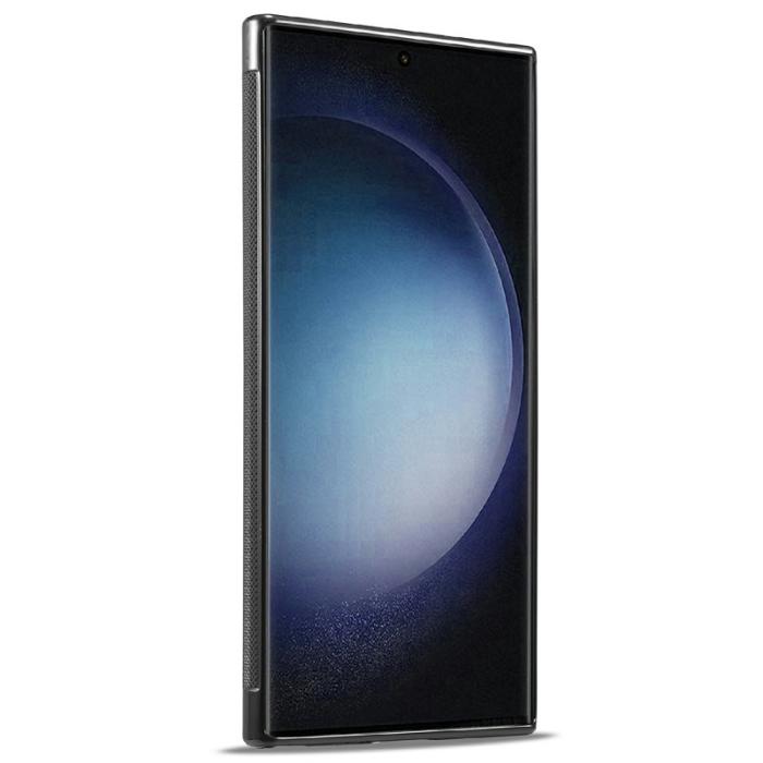 LC.imeeke - LC.IMEEKE Mobilskal för Samsung Galaxy S26 Ultra Konstläder TPU - Svart