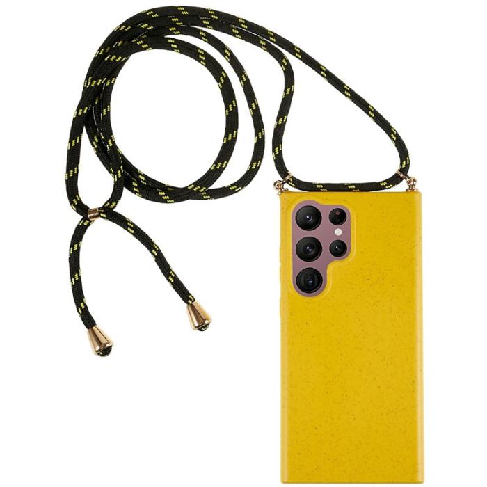 OEM - Mobilskal för Samsung Galaxy S26 Ultra Biologiskt nedbrytbar TPU - Gul