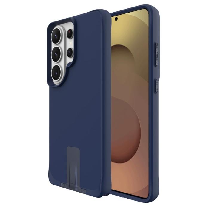 OEM - Mobilskal för Samsung Galaxy S26 Ultra Kickstand PC + TPU - Blå