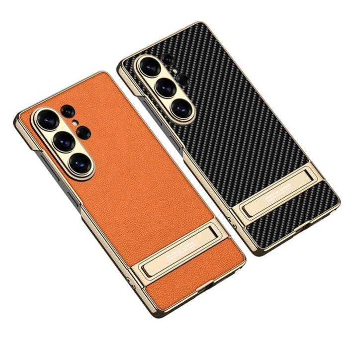 GKK - GKK Mobilskal för Samsung Galaxy S26 Ultra Kickstand PC + TPU - Grå