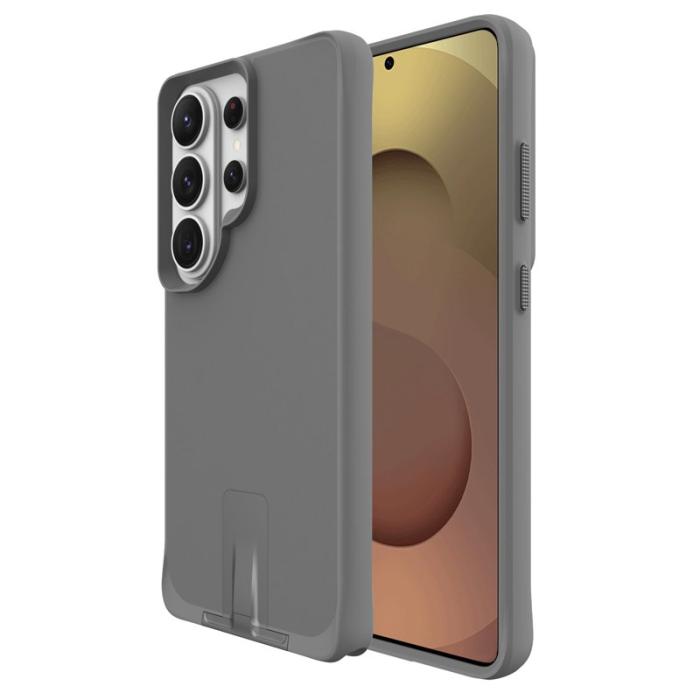 OEM - Mobilskal för Samsung Galaxy S26 Ultra Kickstand PC + TPU - Grå