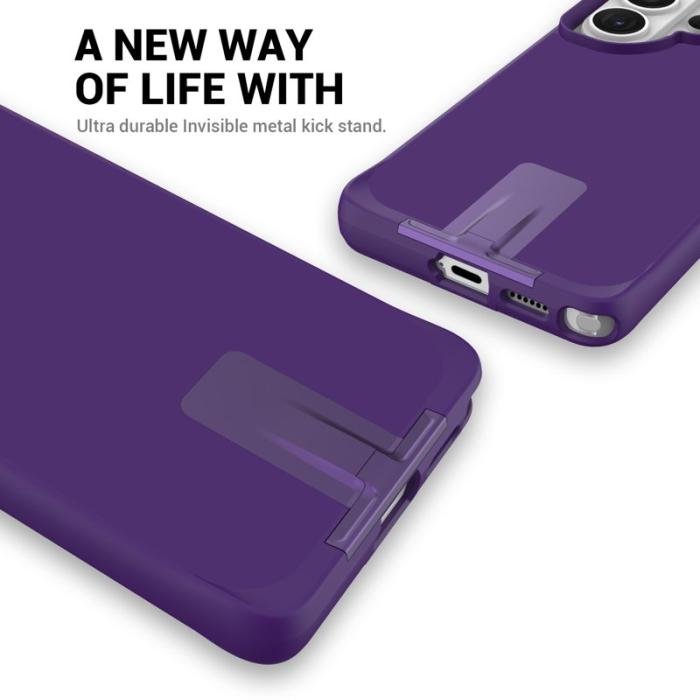 OEM - Mobilskal för Samsung Galaxy S26 Ultra Kickstand PC + TPU - Lila