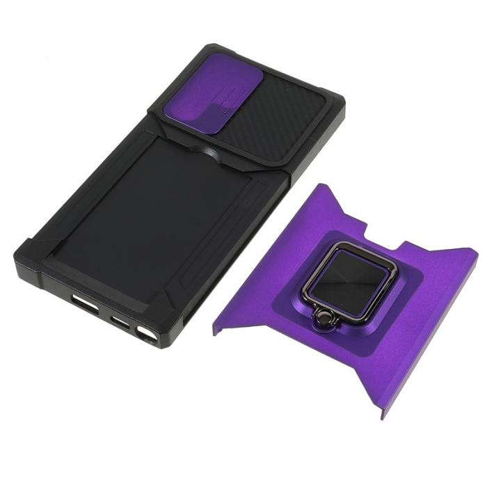 OEM - Mobilskal för Samsung Galaxy S26 Ultra Kickstand PC + TPU - Lila