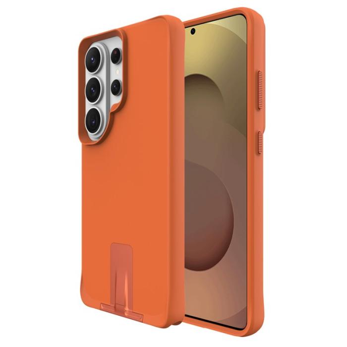 OEM - Mobilskal för Samsung Galaxy S26 Ultra Kickstand PC + TPU - Orange