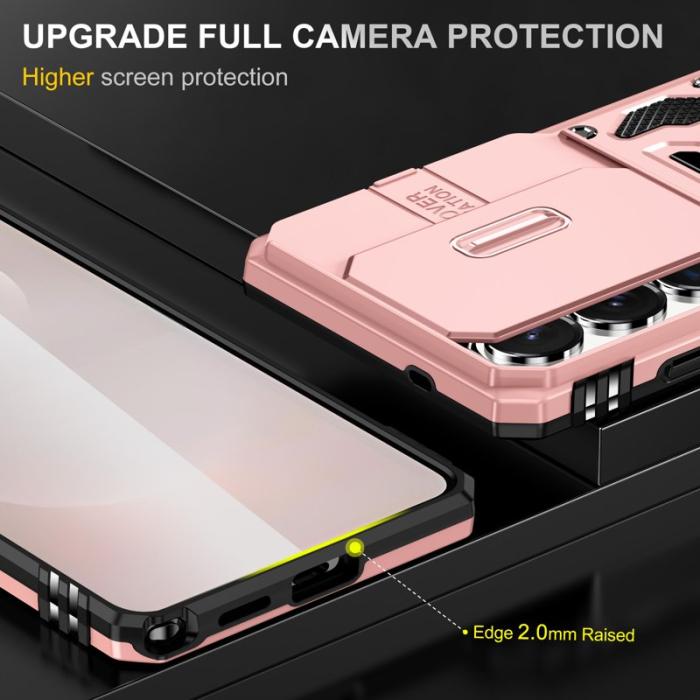 OEM - Mobilskal för Samsung Galaxy S26 Ultra Kickstand PC + TPU - Roséguld