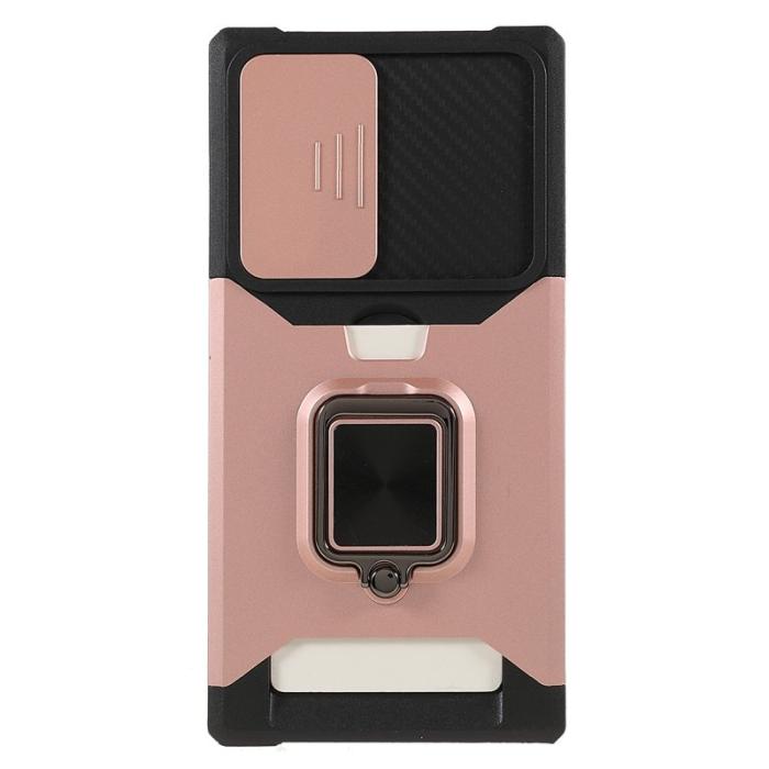 OEM - Mobilskal för Samsung Galaxy S26 Ultra Kickstand PC + TPU - Roséguld