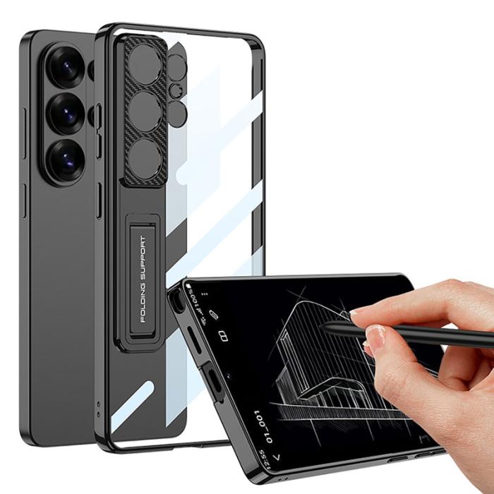 GKK - GKK Mobilskal för Samsung Galaxy S26 Ultra Kickstand TPU + PC - Svart