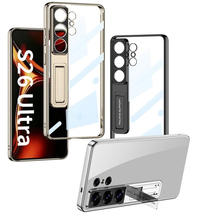GKK - GKK Mobilskal för Samsung Galaxy S26 Ultra Kickstand TPU + PC - Svart