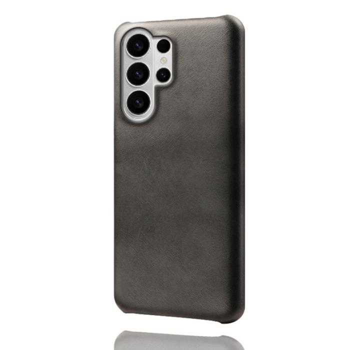 OEM - Mobilskal för Samsung Galaxy S26 Ultra Konstläder PC - Svart