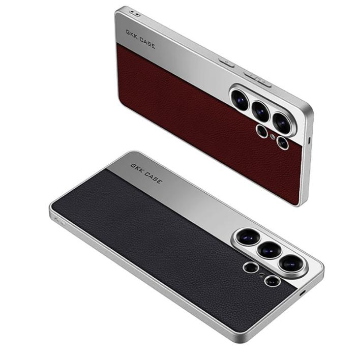 GKK - GKK Mobilskal för Samsung Galaxy S26 Ultra Konstläder + PC + TPU - Brun