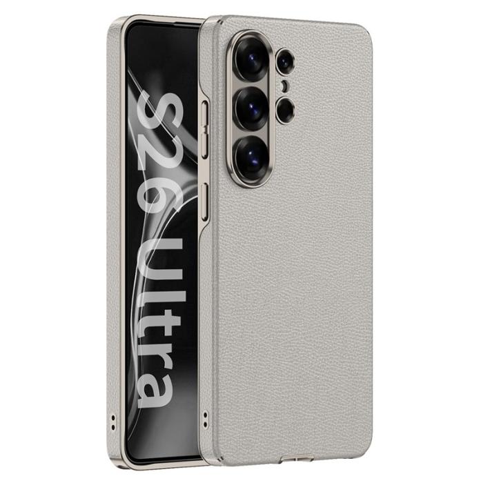 GKK - GKK Mobilskal för Samsung Galaxy S26 Ultra Konstläder PC + TPU - Grå