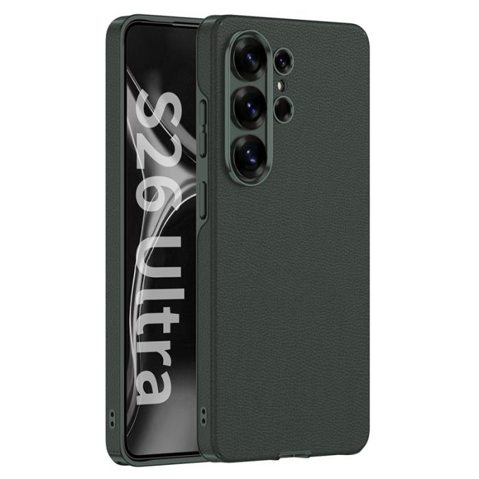 GKK - GKK Mobilskal för Samsung Galaxy S26 Ultra Konstläder PC + TPU - Grön