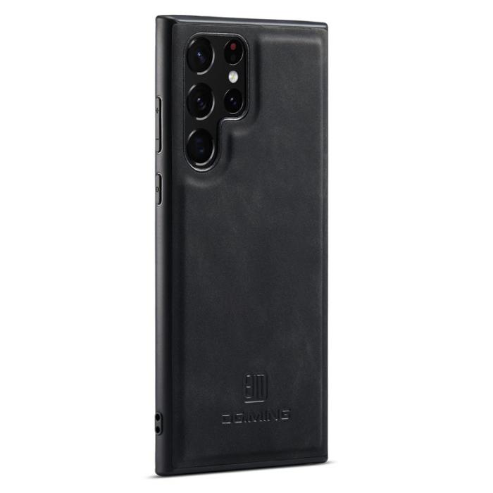 DG.MING - DG.Ming Mobilskal för Samsung Galaxy S26 Ultra Konstläder PC + TPU - Svart