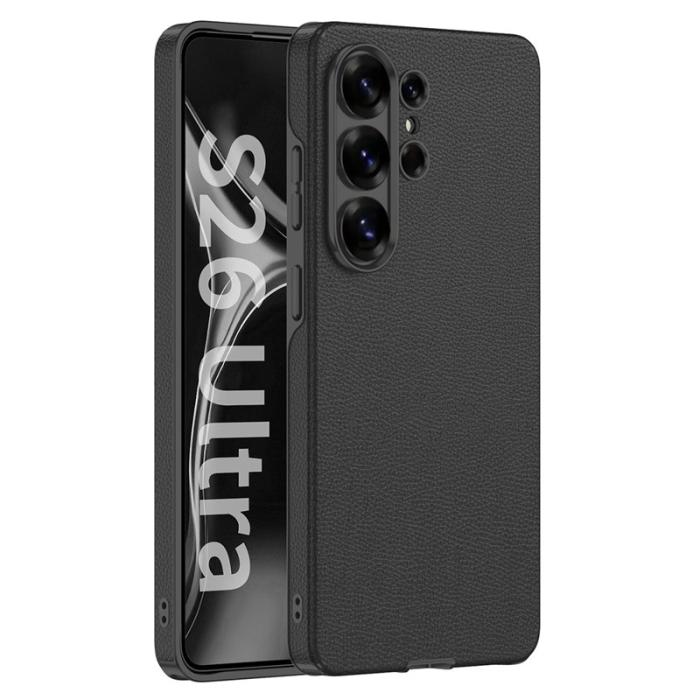 GKK - GKK Mobilskal för Samsung Galaxy S26 Ultra Konstläder PC + TPU - Svart