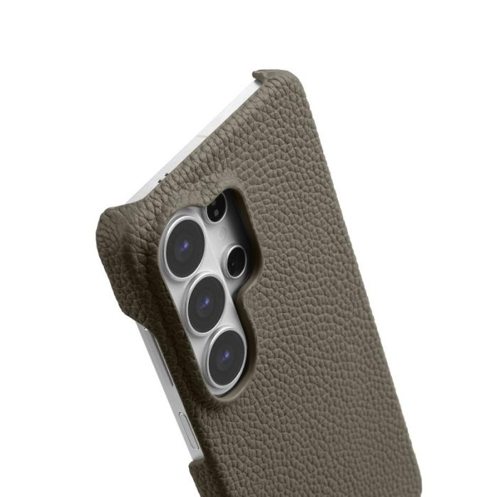 Melkco - MELKCO Mobilskal för Samsung Galaxy S26 Ultra Magnetiskt Äkta läder - Grå