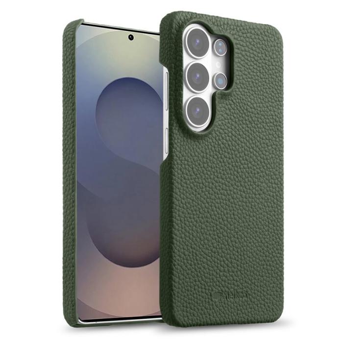 Melkco - MELKCO Mobilskal för Samsung Galaxy S26 Ultra Magnetiskt Äkta läder - Mörkgrön